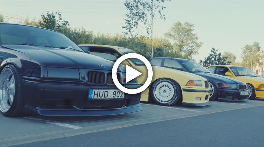 BMW E36 Stance Meet - film z jazdy