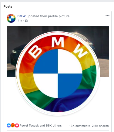 BMW PRIDE LGBT LOGO