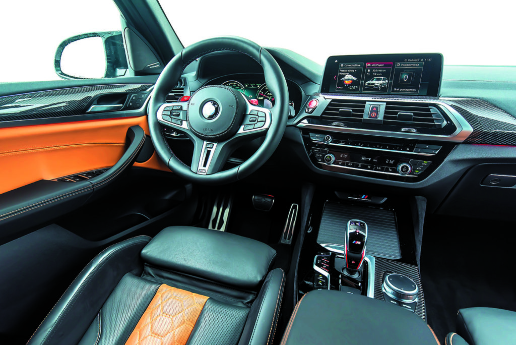 Wnętrze i kokpit BMW X3 M Competition