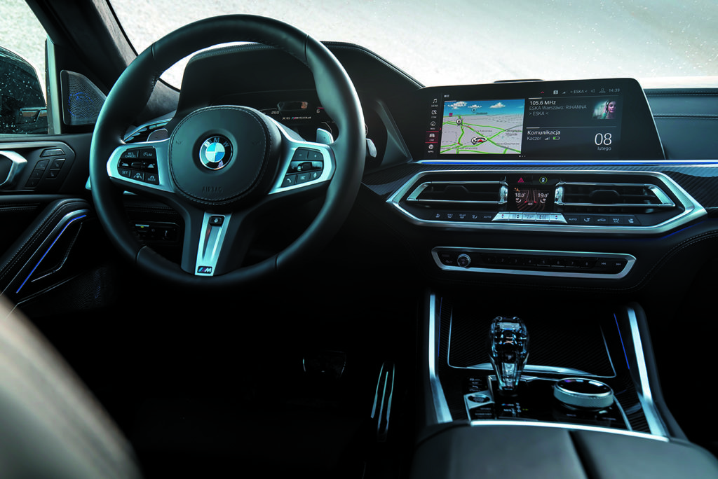 Wnętrze BMW X6M 50d (G06)