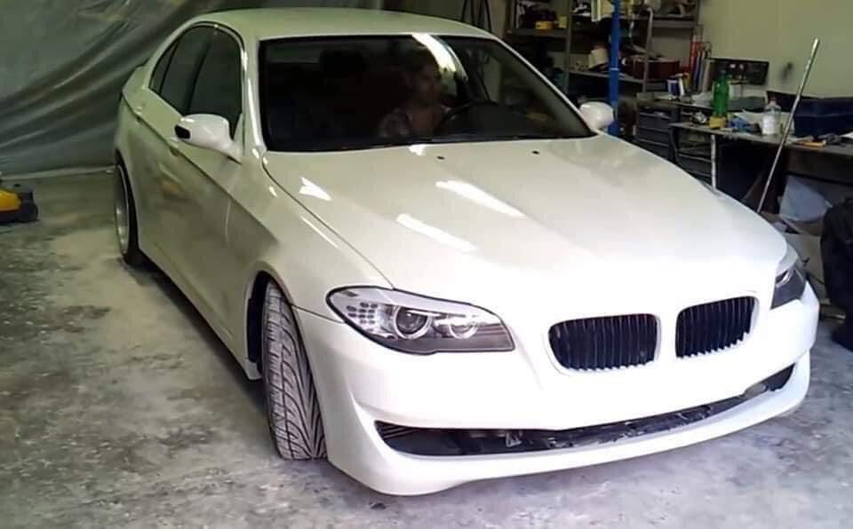 BMW E39 into F10 białe ulep