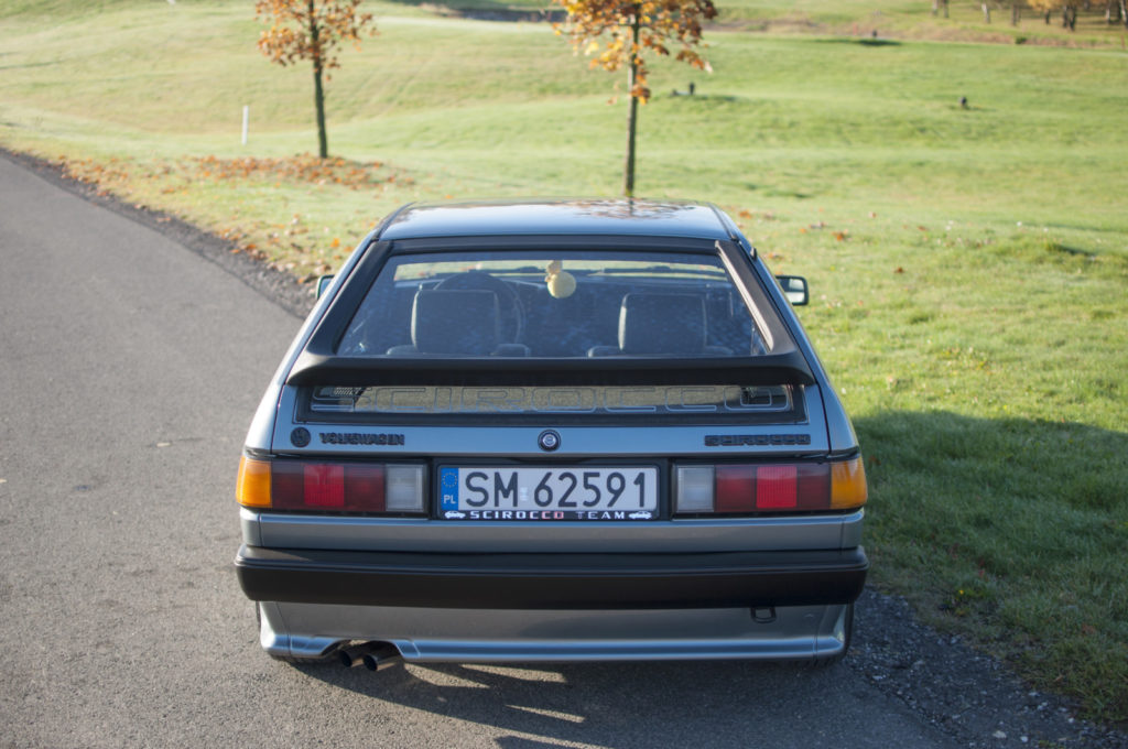 VW Scirocco II GTX widok z tyłu