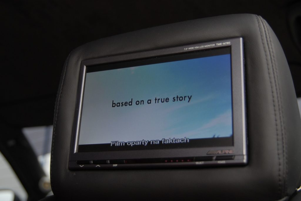 VW Passat B5 tuning ekran LCD w zagłówku