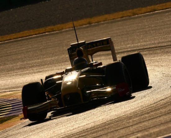 F1 bolid Renault Kubica