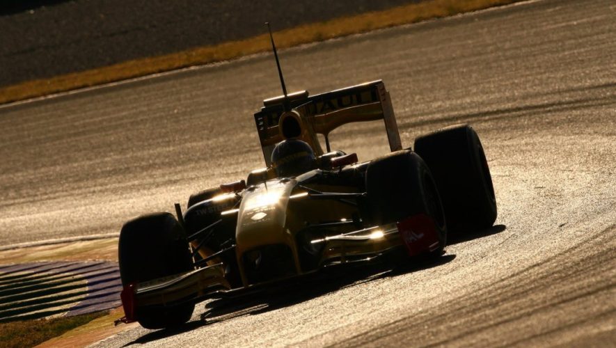 F1 bolid Renault Kubica