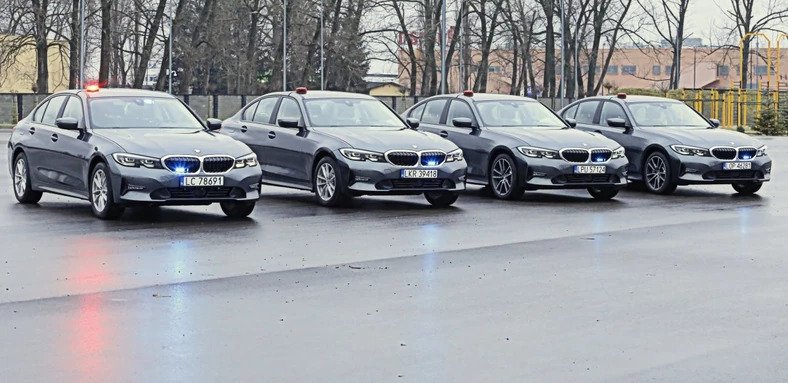 BMW nieoznakowane radiowozy