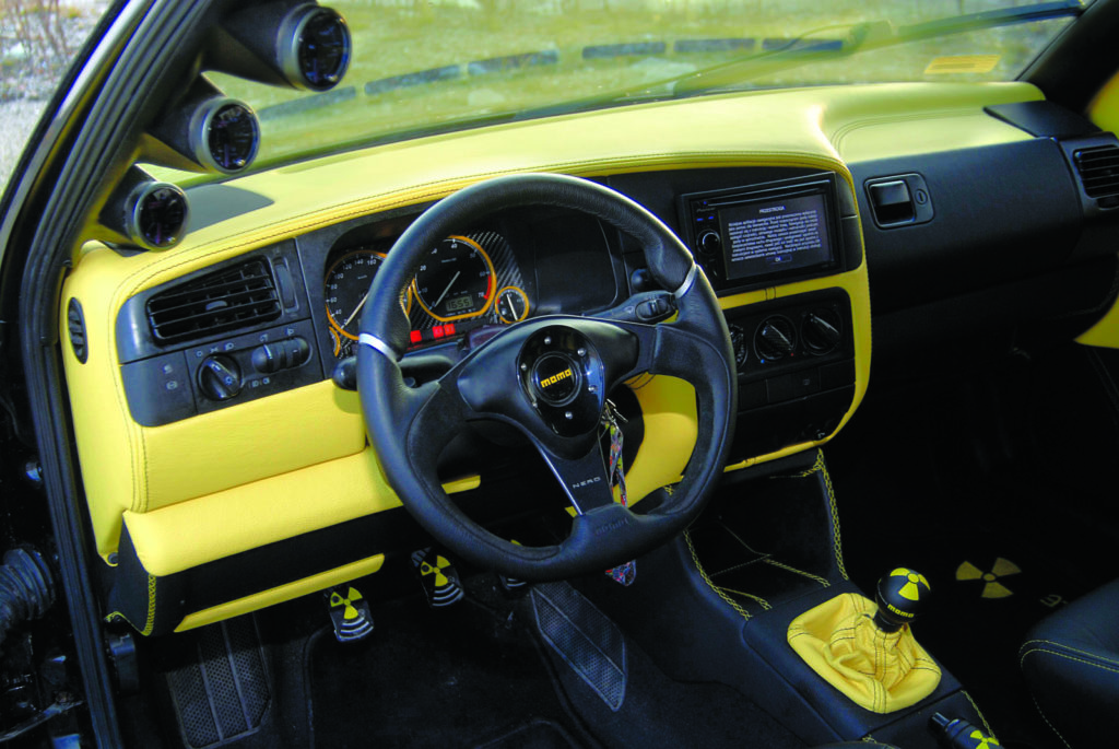 Tuning VW Golf III VR6 Turbo Syncro kokpit