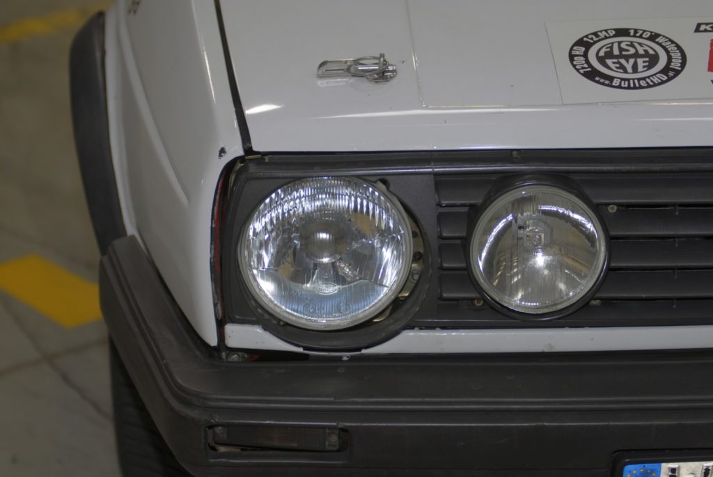 Tuning VW Golf II GTI 16V reflektory przednie