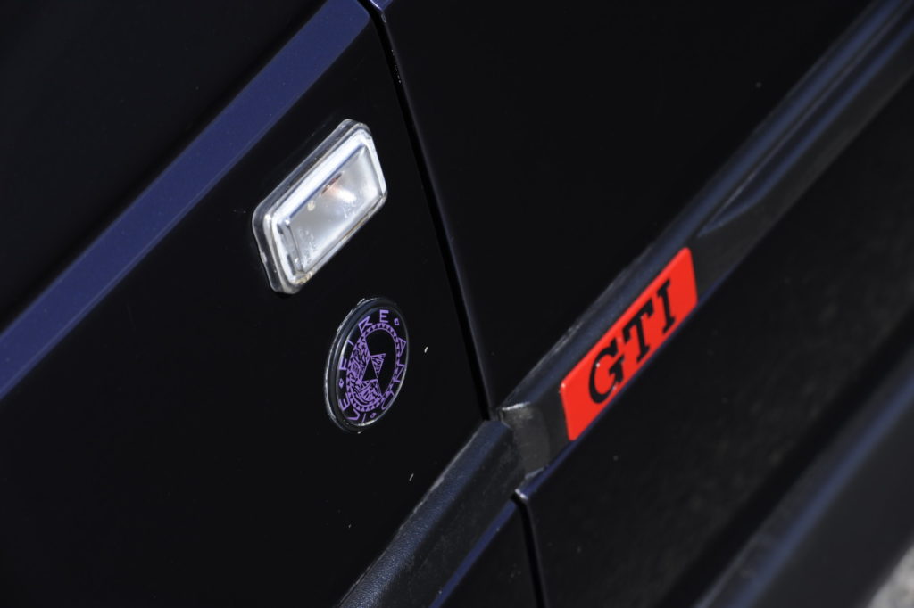 Tuning VW Golf 2 Fire & Ice logo GTI