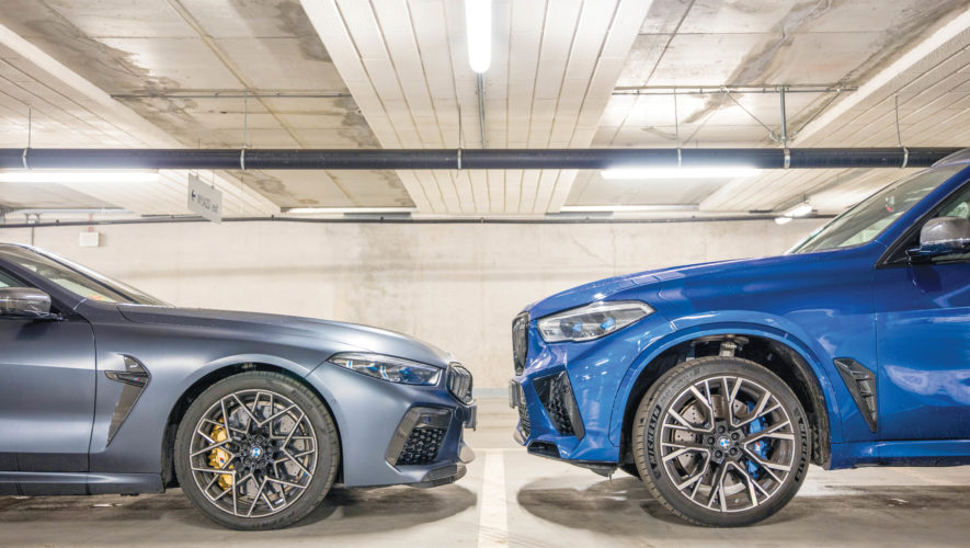 BMW M8 vs. BMW X5M