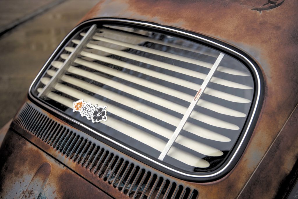 VW Garbus 1964 rok żaluzja na tylnej szybie