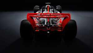 Showcar with Audi F1 od tyłu