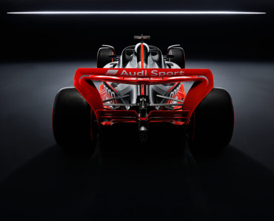 Showcar with Audi F1 od tyłu