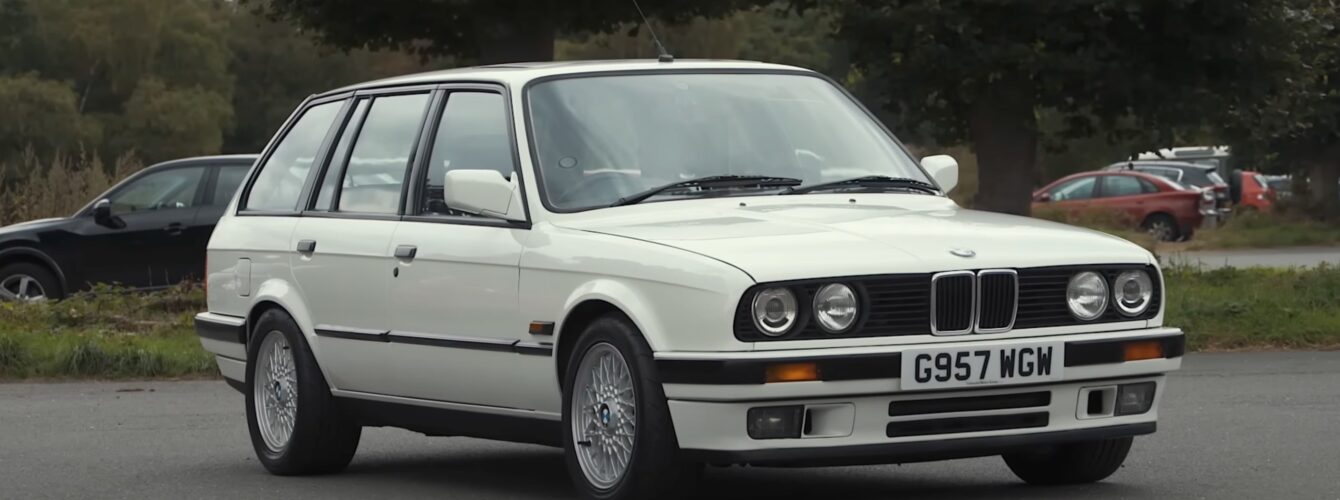 BMW E30 Touring V8 widok z przodu