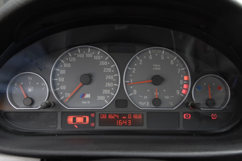 BMW E46 M3 zegary