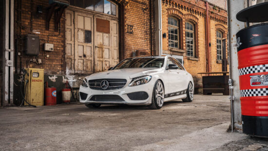 Mercedes C W205 widok z przodu