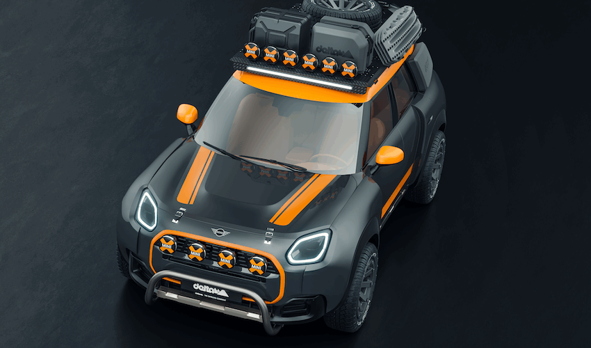 Mini_Countryman_delta4x4_Xraid_widok z przodu