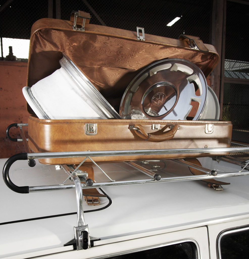 VW Golf 1 LX po tuningu klasyczny bagażnik dachowy