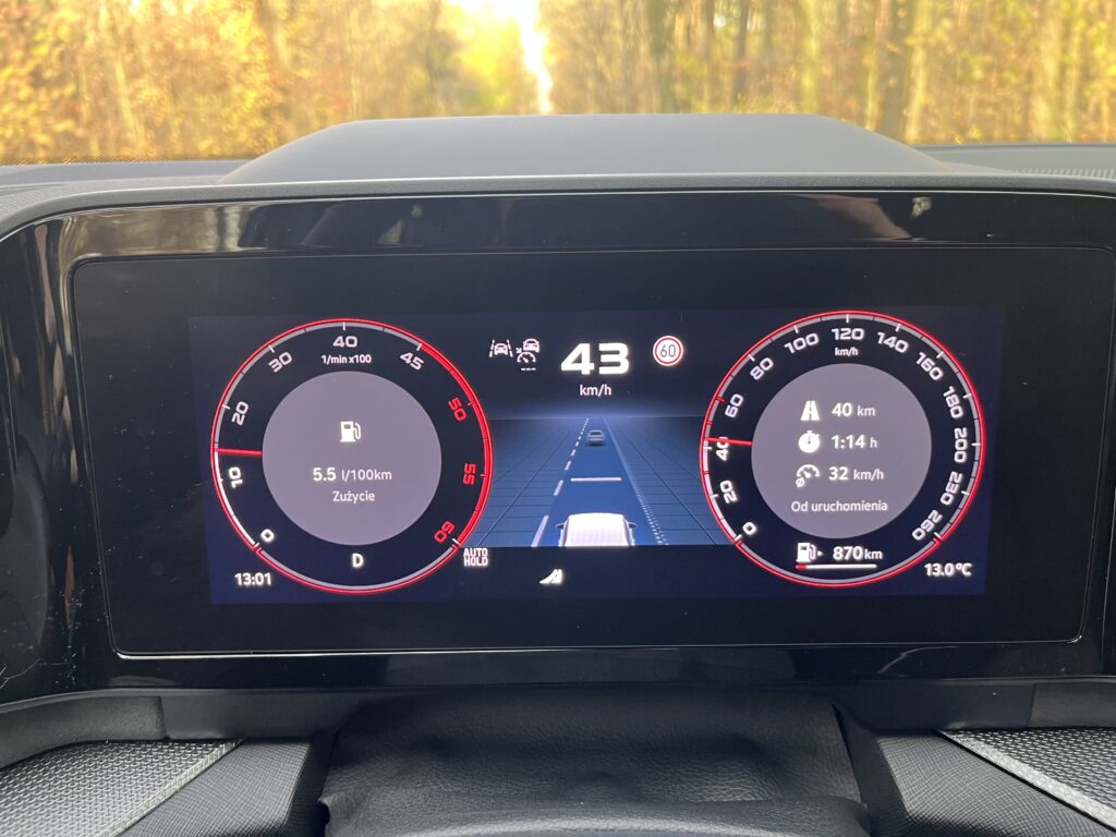 Skoda Kodiaq Sport Line 2.0 TDI 4x4 zegary