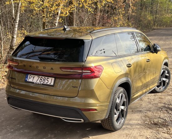 Skoda Kodiaq Sport Line 2.0 TDI 4x4 widok od tyłu