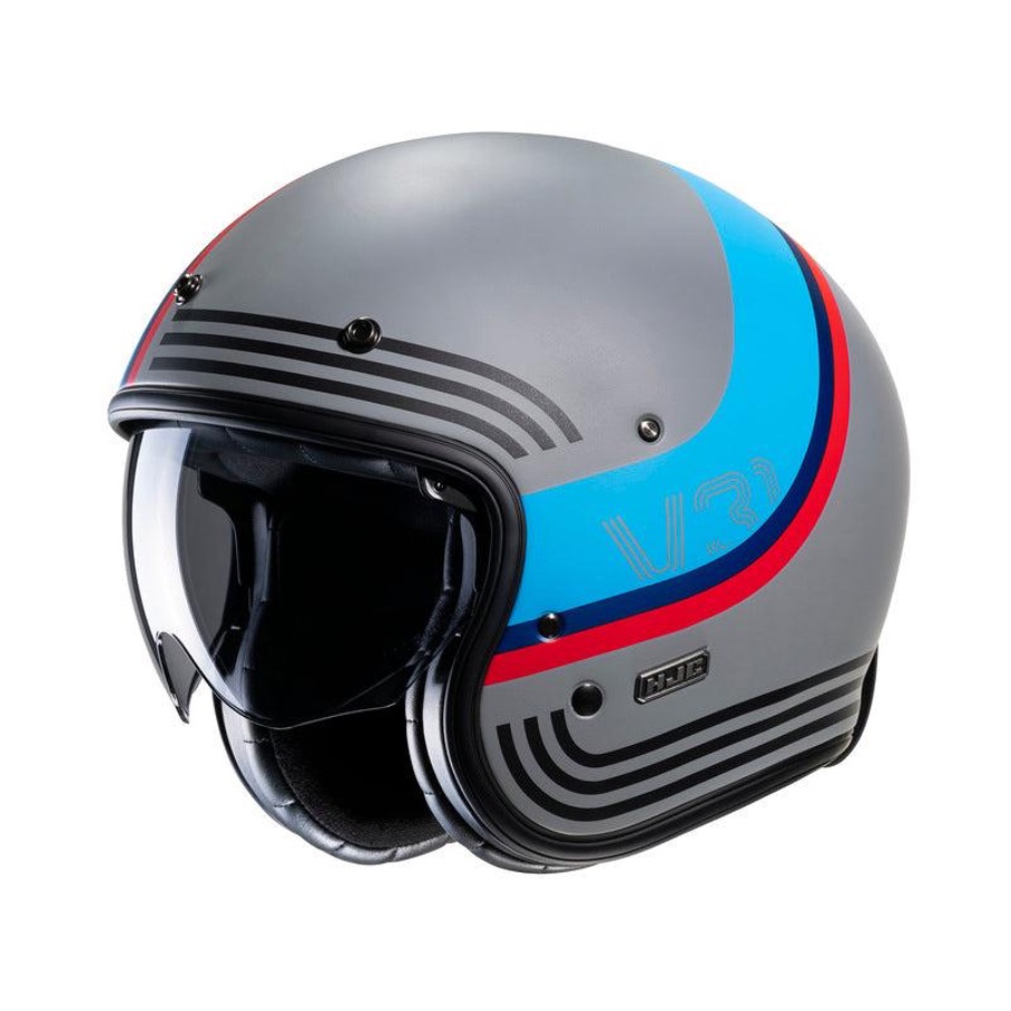 Kask Hjc V31 Byron Szaro-Niebieski