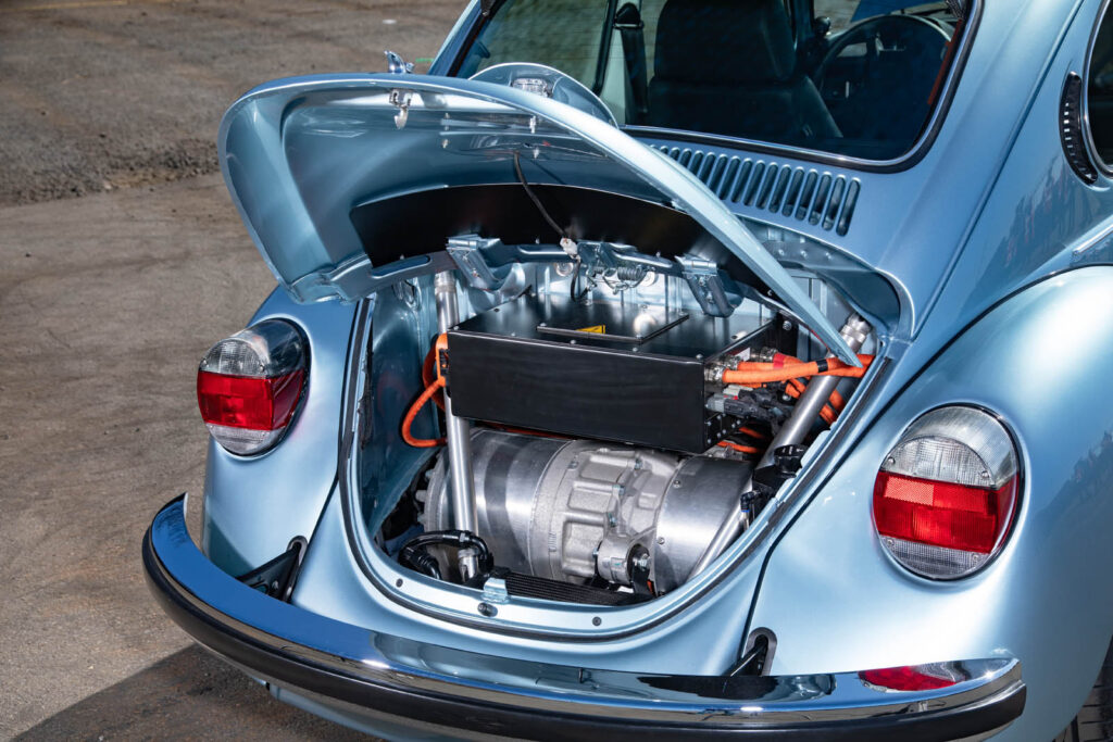 Elektryczny Garbus Knepper_RS-E widok układu napędowego