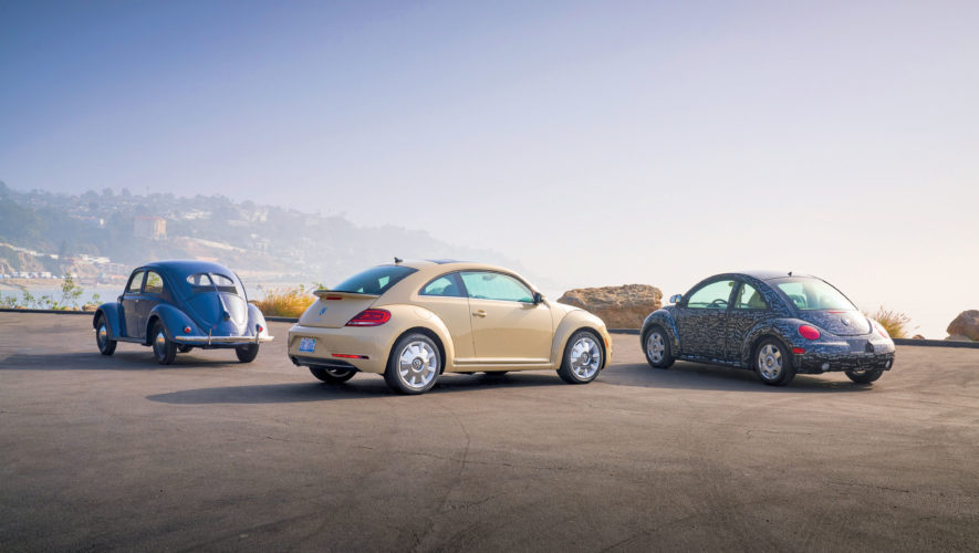 Trzy wersje VW Beetle