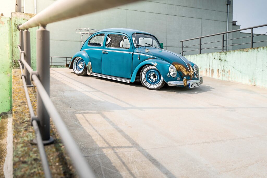VW Garbus w stylu rat widok z przodu
