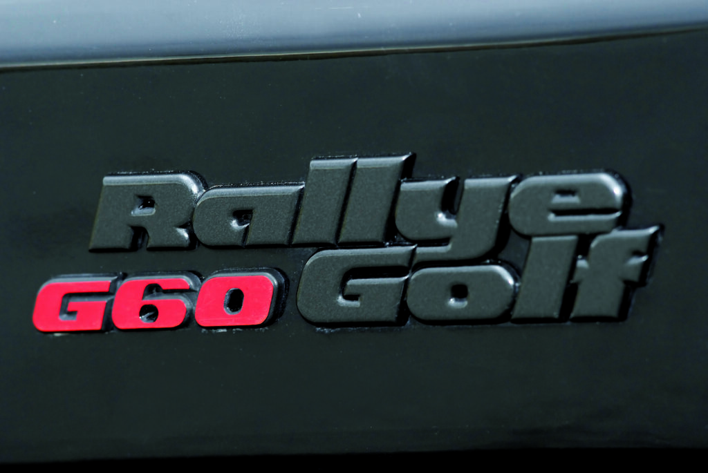 Tuning VW Golf Mk2 G60 Rallye napis Rallye G60 Golf