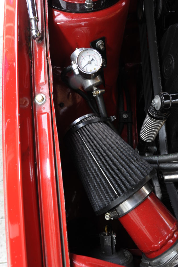 VW Polo 86c stożkowy filtr powietrza i manometr