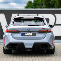 Wydech NAP_BMW_M5 touring widok od tyłu