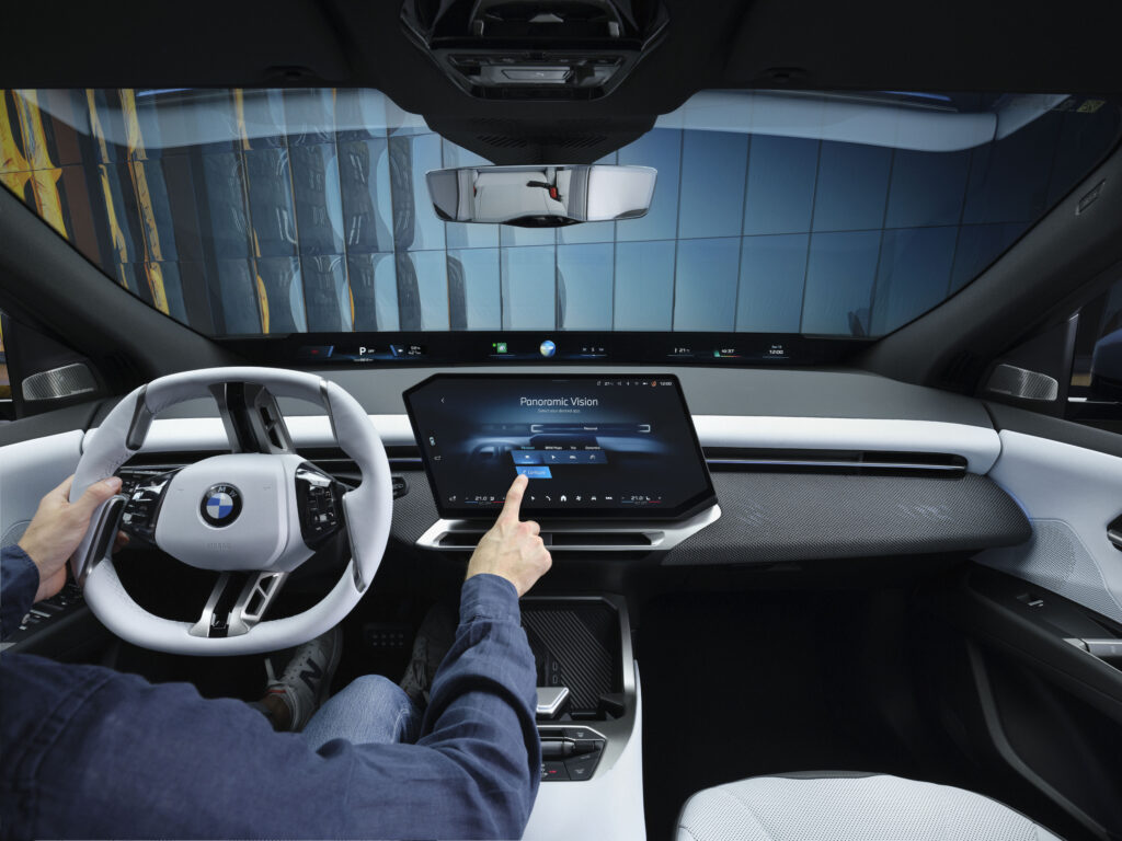 BMW Neue Klasse 2025 panel sterowania