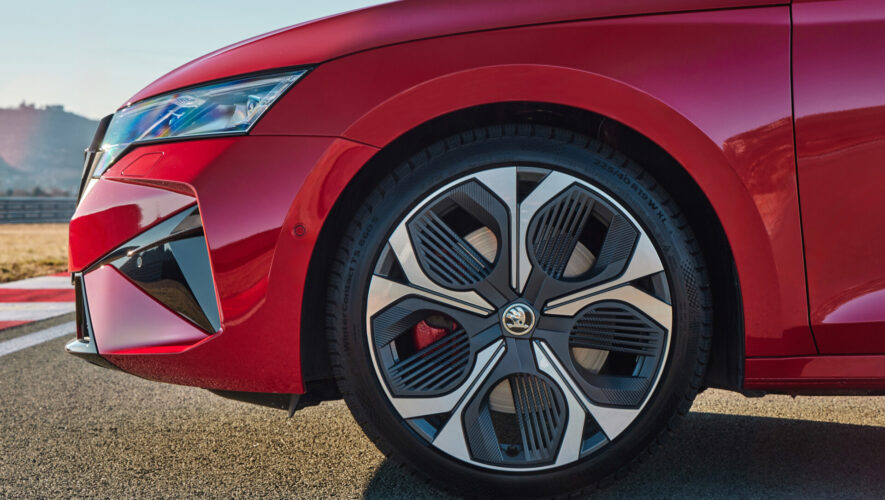 Przednie koło w Skodzie