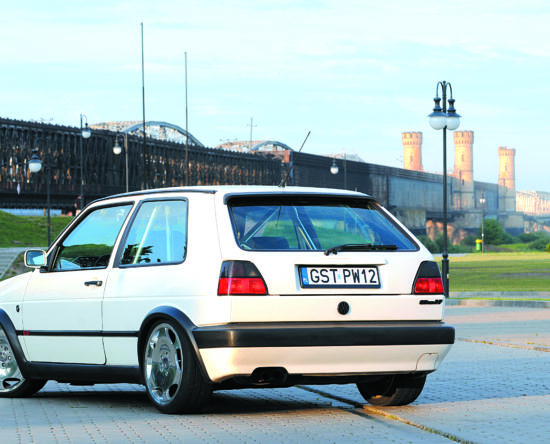 Tuning-VW-Golf-2-G60-widok z tyłu