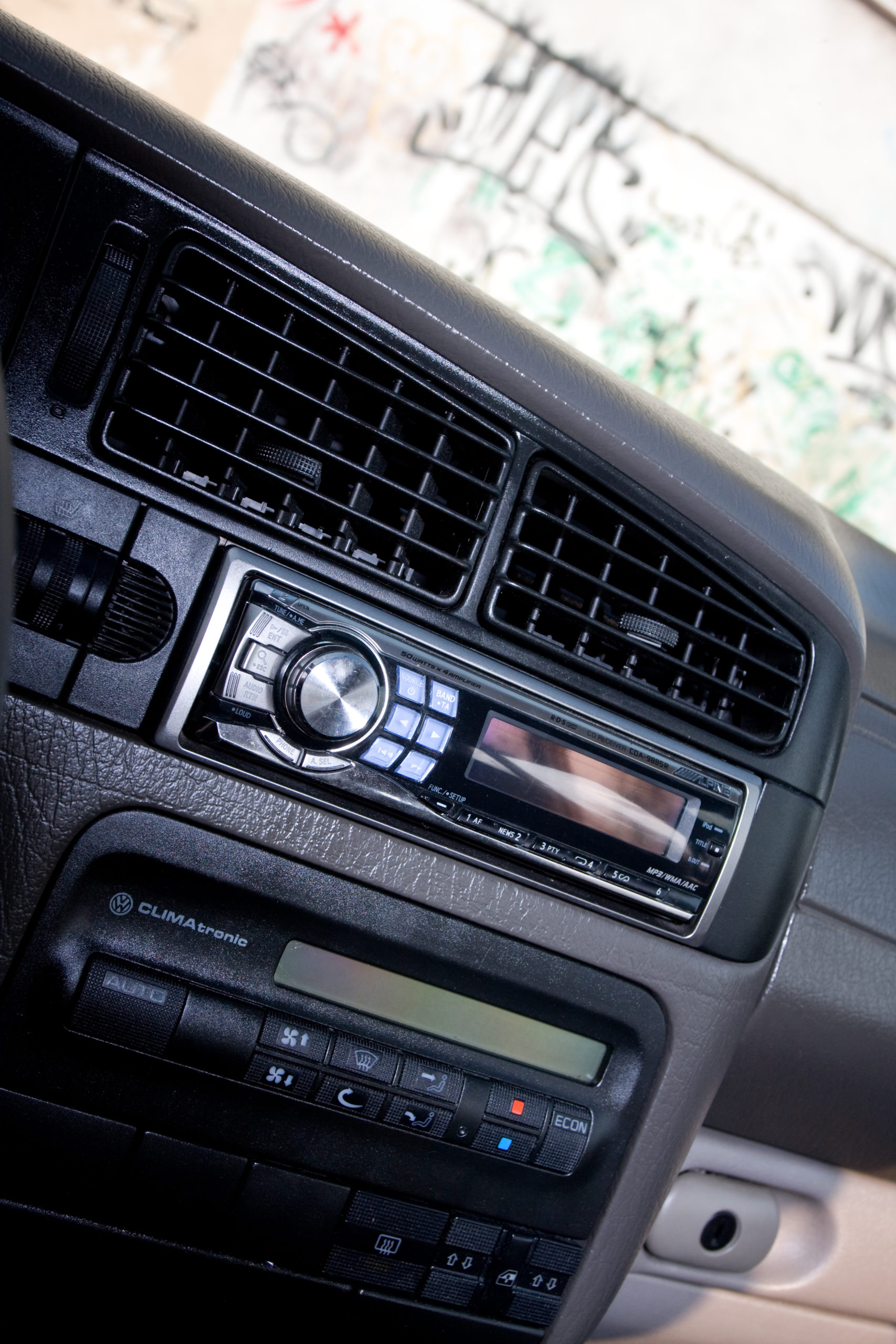 Tuning-VW-Golf-3-VR6-syncro-panel klimatyzacji