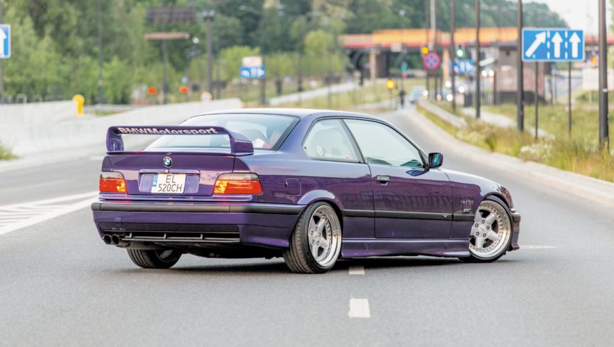 Tuning_BMW_E36_coupe widok z tyłu