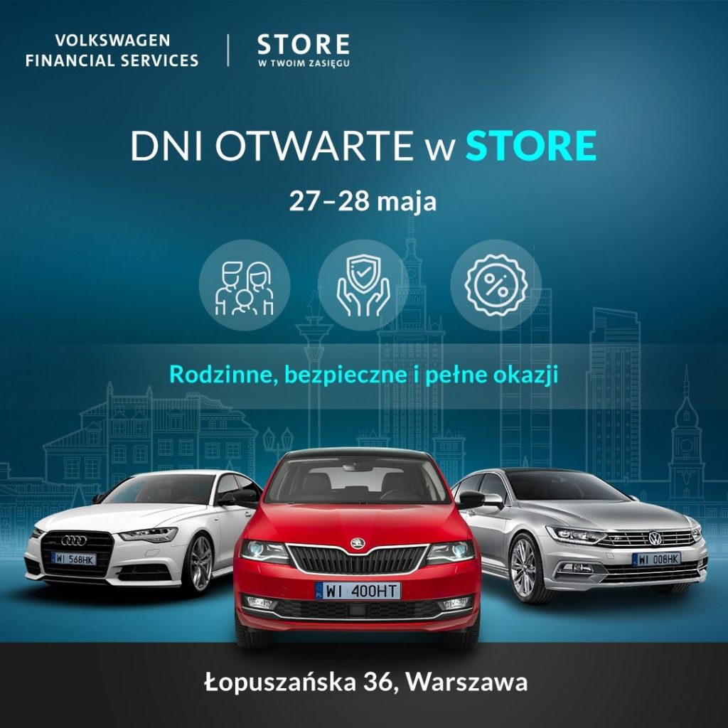 Volkswagen Financial Service Store plakat