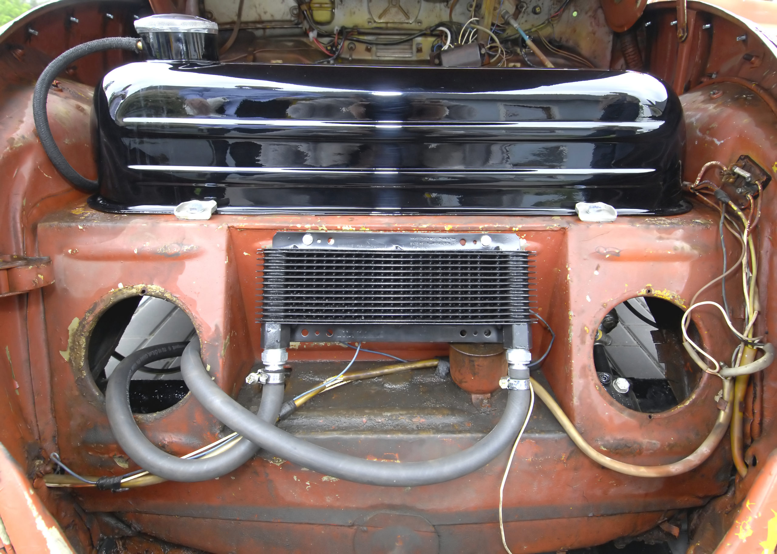 VW Garbus Oval Ratlook silnik z chłodnicą