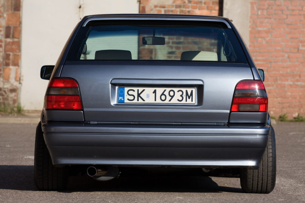 VW Polo G40 widok od tyłu