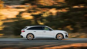 Audi A5 Avant w ruchu