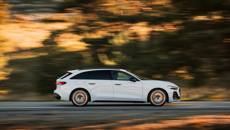 Audi A5 Avant w ruchu