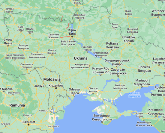 Google Maps Ukraina